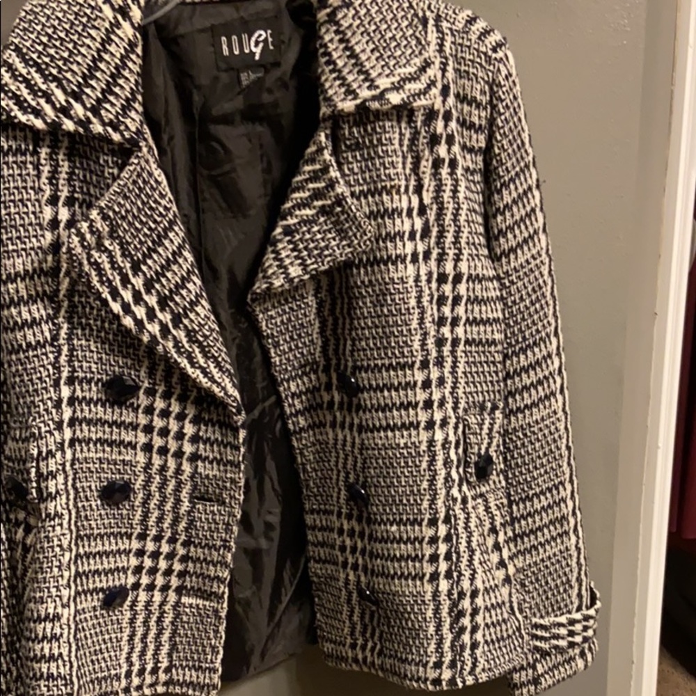 Rouge Black & White Work Jacket